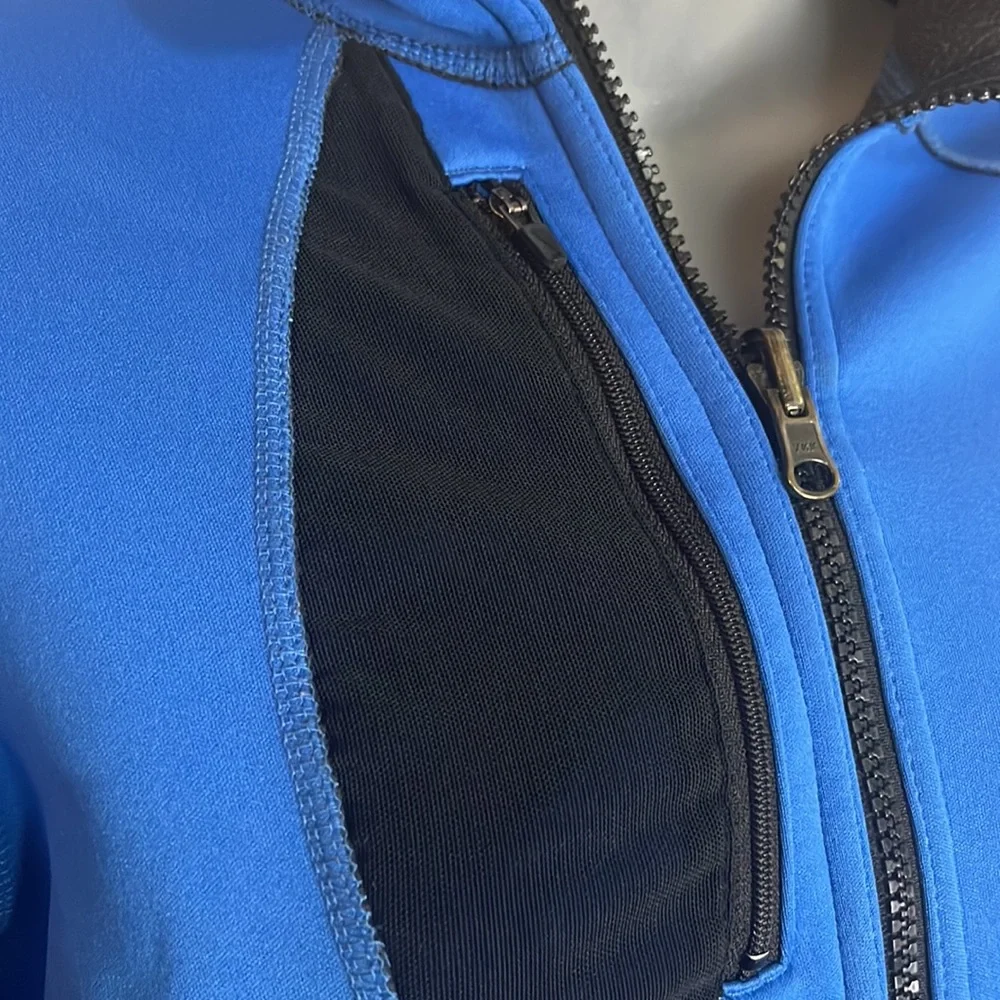 Nike Storm-Fit Jacket Soft Side Athletic Performance Layering Royal Blue Size S